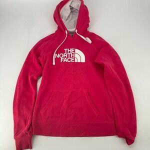 The North Face Pink Hoodie Sweatshirt Womens Size S Pouch Pocket‎ Hooded